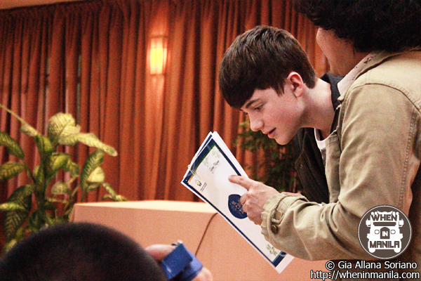 Greyson Gets Up and Asked the Media Guests Question Personally