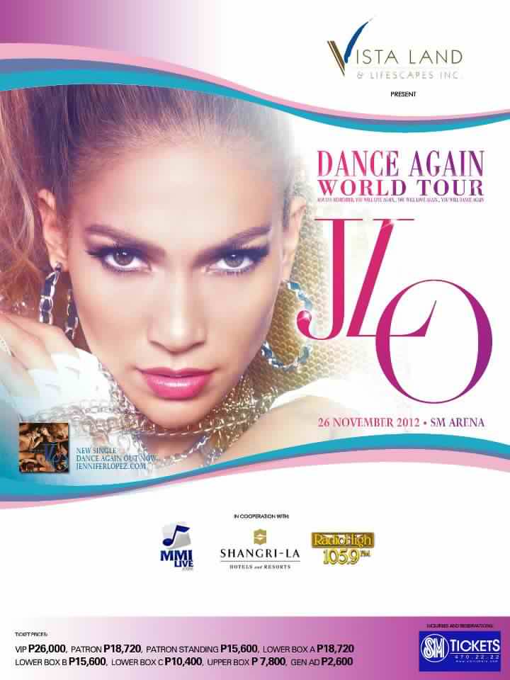 Jennifer Lopez Live in Manila poster