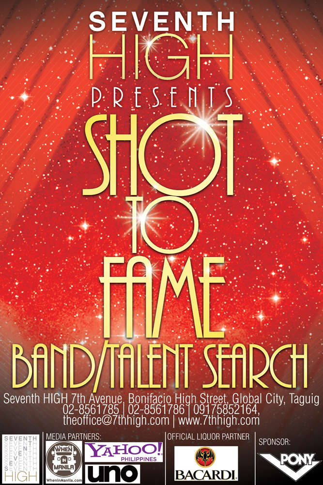 SHOT TO FAME BAND TALENT SEARCH