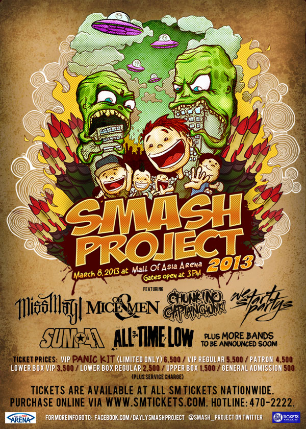 Smash Project sm tickets web poster