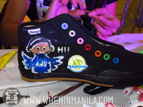 adamson university entry shulong design yourshu custom sneakers school pride shoe art primer group trinoma