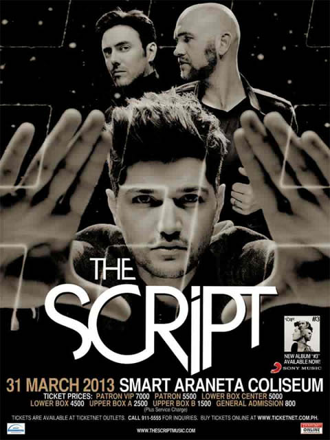 the script live in manila 2013 poster