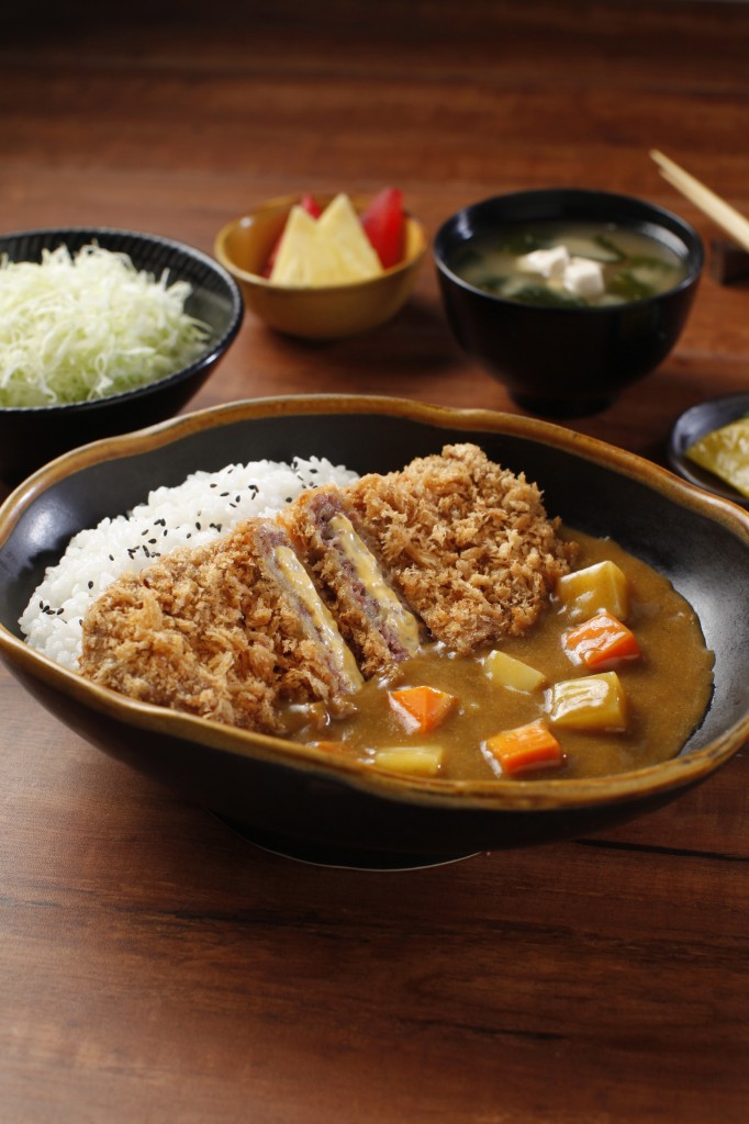 Menchi with Cheese Katsu Curry