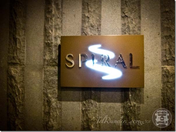 Spiral Relaunch signage