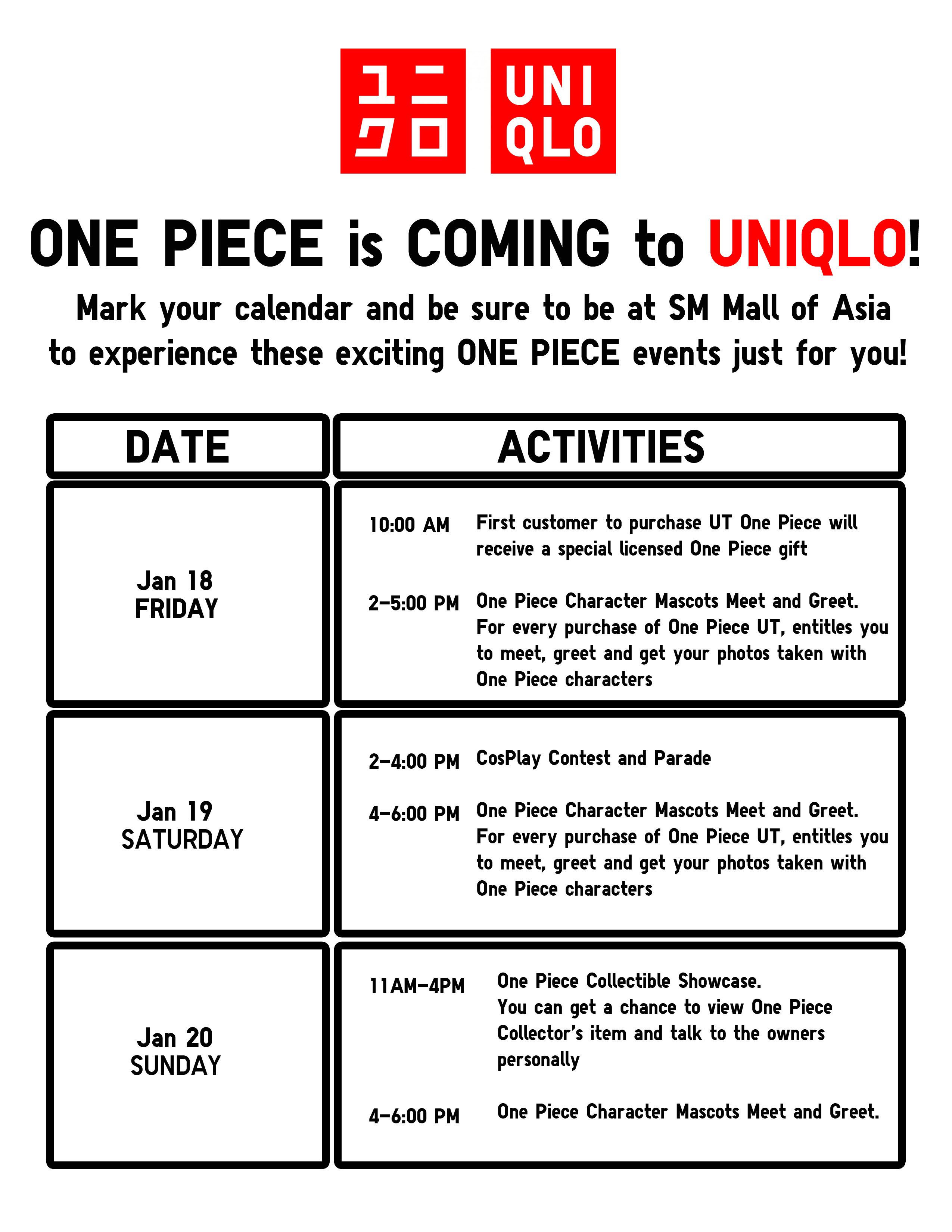 One Piece Announcement