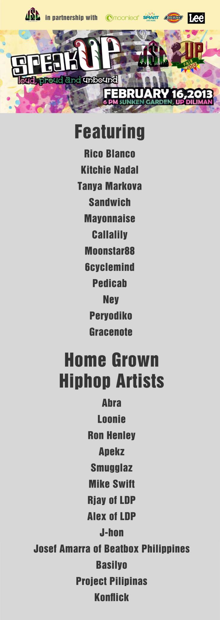 UP Fair 2013 Speak UP: Loud, Proud, and Unbound 2 778771_541773889187983_1280350022_o