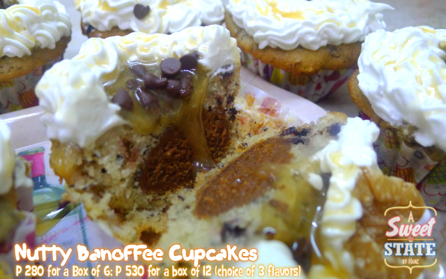 Nutty Banoffee Cupcakes