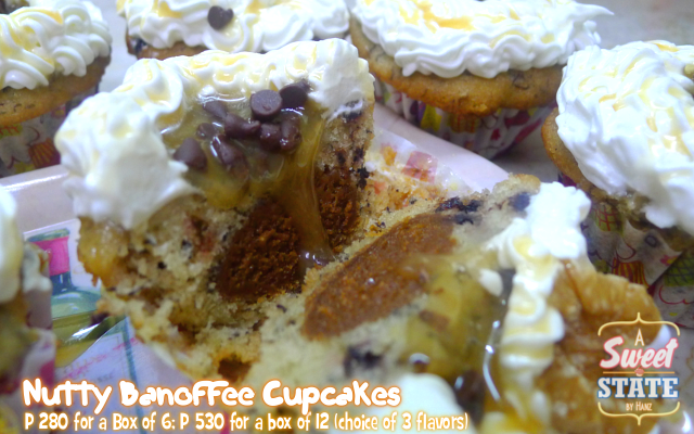 The Perfect Romantic Treat: A Sweet State by Hanz 4 Nutty Banoffee Cupcakes