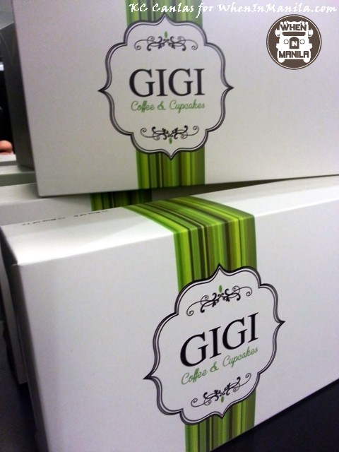 Boxes of Gigi Coffee & Cupcakes