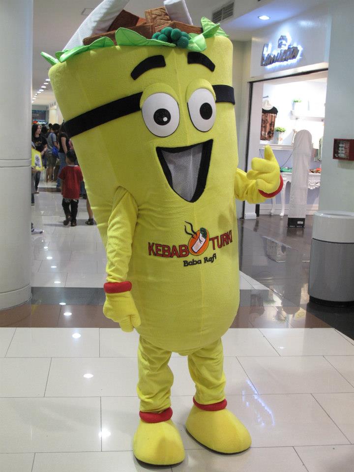 Craving for delicious and affordable Kebab? Visit Kebab Turki Baba Rafi, the World’s Biggest Kebab Chain! 3 Kebby Mascot