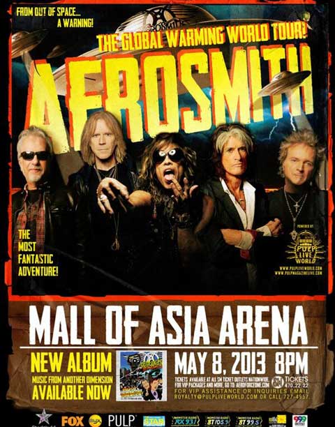 Sex Sells... And AEROSMITH Has a Lot of It: AEROSMITH Live in Manila Global Warming World Tour 1 Aerosmith Live in Manila