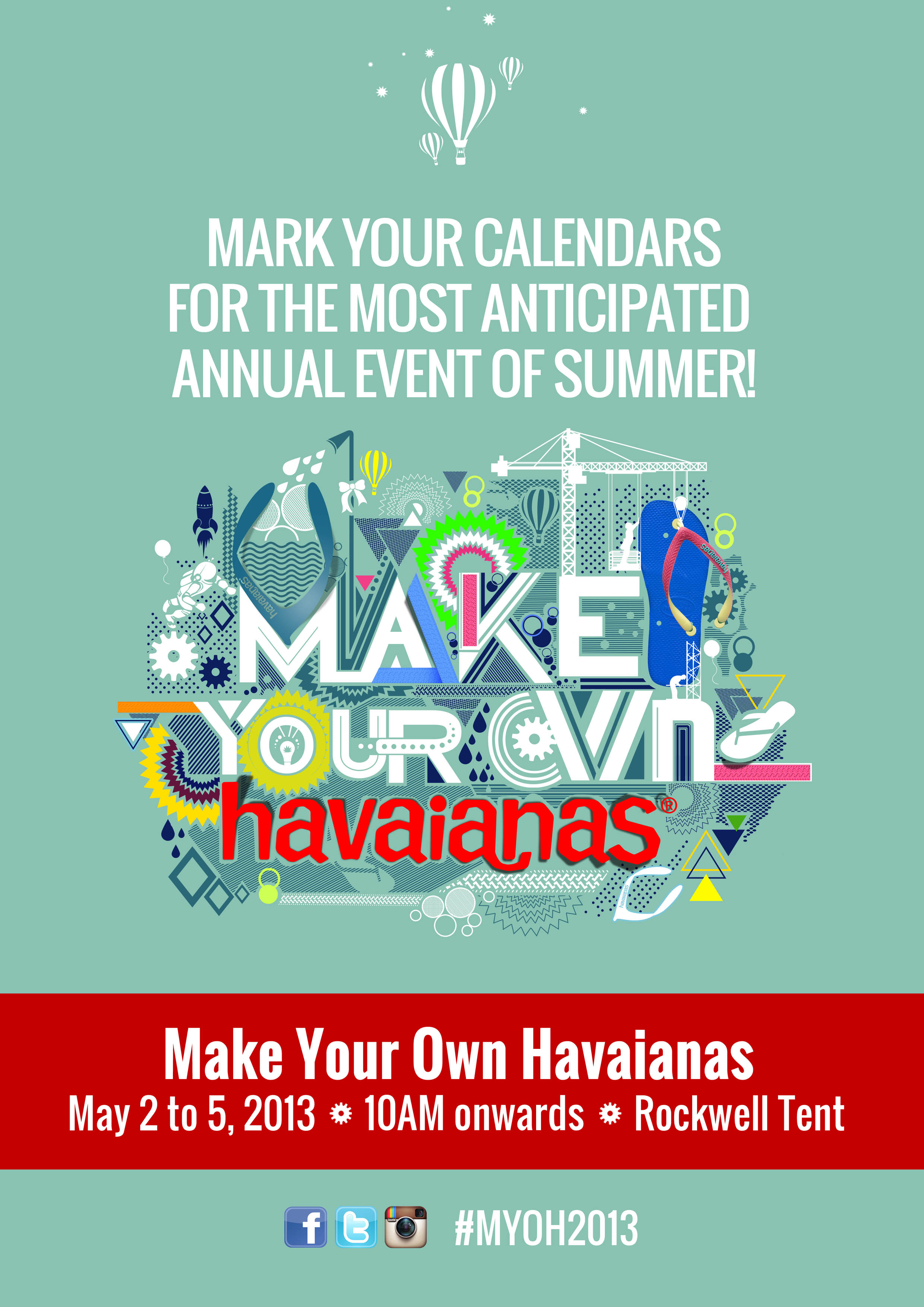 Make Your Own Havianas MYOH event at Rockwell Tent Makati