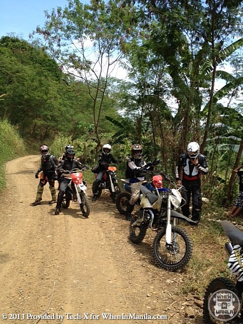 Tech-X Bikes: Enjoy the Great Outdoors 1 Tech-X Bikes - Our riding group of 7, 5 are visible