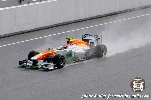 Force India's driver Adrian Sutil during qualifying.