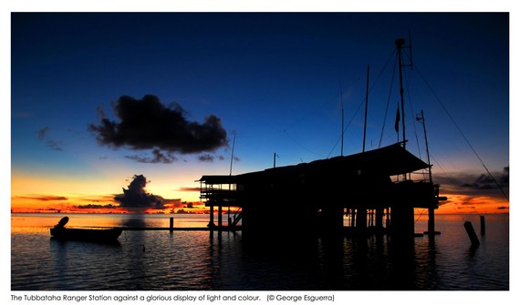 WWF-Philippines and TMO Presents: Riding The Waves Of Change For Tubbataha Reefs 3 by George Esguerra (The ranger station when daylight fades)