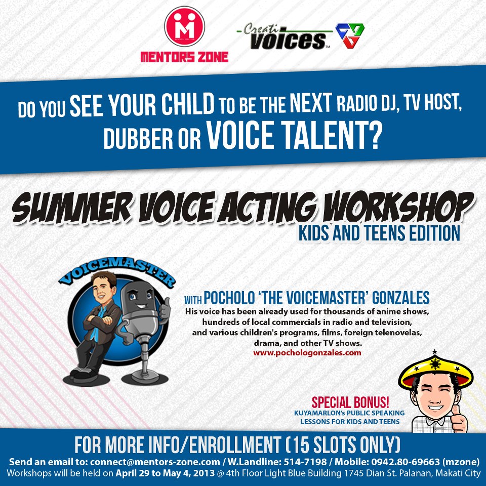 Voice Acting Summer Workshop edited