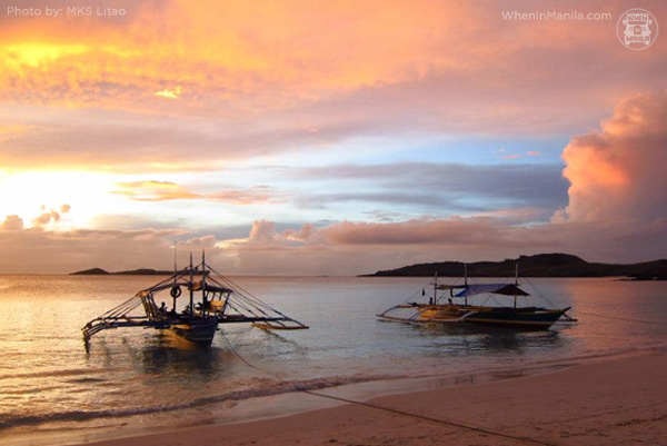 Sunset, Calaguas group of islands