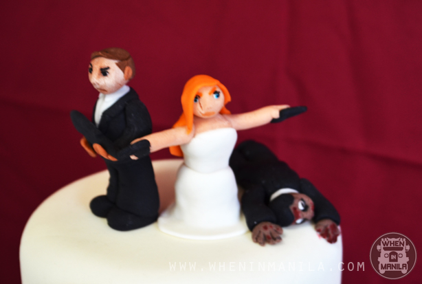 teys cakes and pastries wedding cake topper zombie
