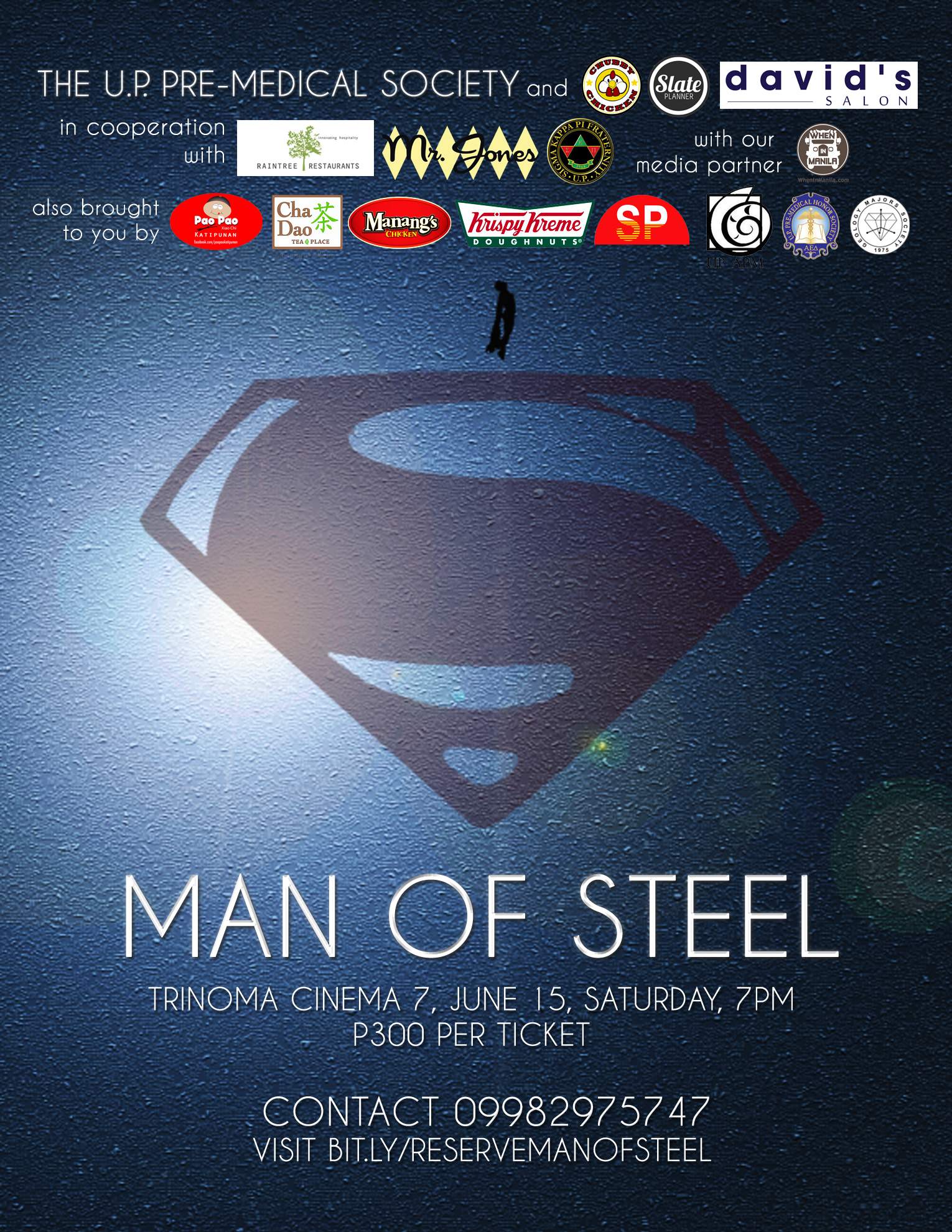 Man of Steel Poster 500kb