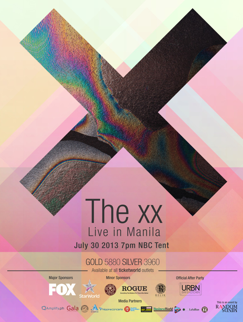 The xx Live in Manila 4 The xx Live in Manila Poster (WEB - NO FRONTS - FINAL)