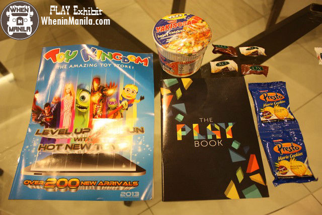 PLAY: A Multimedia Arts Exhibit Inspired by the Kids We Once Were 11 Inside our PLAY goodie bags.