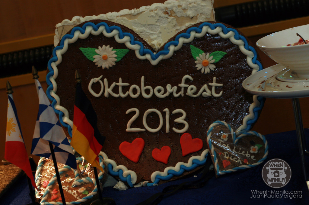 Oktoberfest Manila 2013 Heart-shaped cake