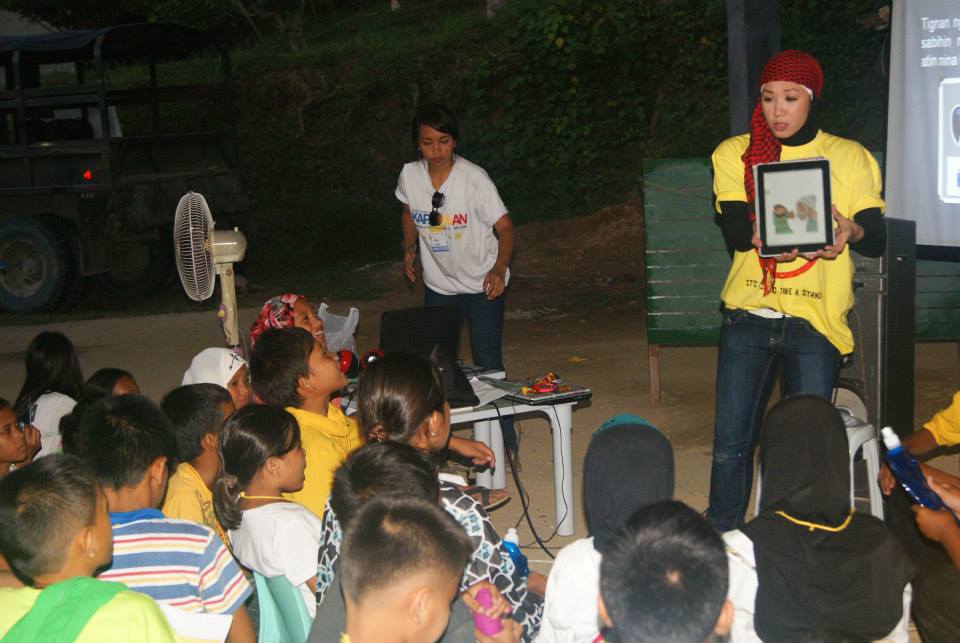 Peace Building Work. Honey promoting peace through her Peace Flashcards.