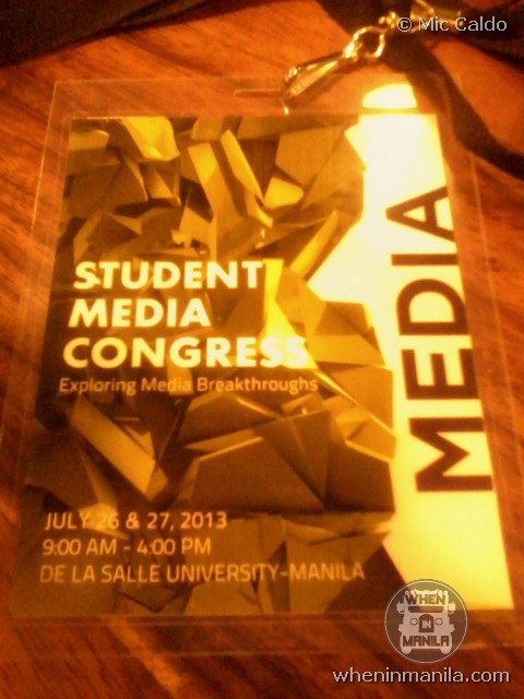 Student media congress dlsu 15