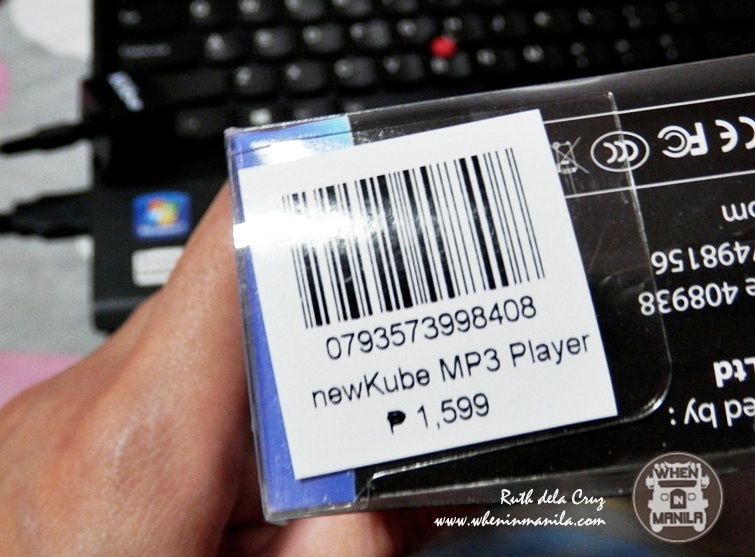 new kube mp3 player price when in manila