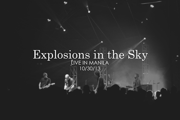 Explosions in the Sky in Manila