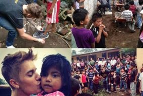 Justin Bieber in Tacloban