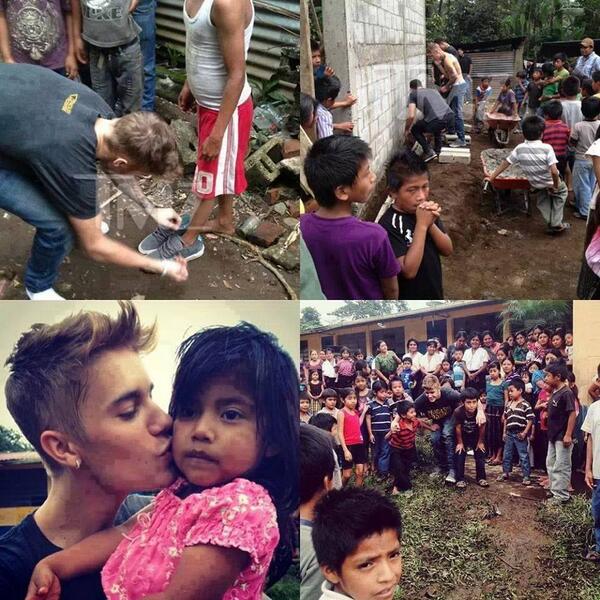 Justin Bieber in Tacloban