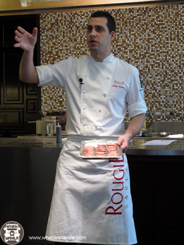 Foie Gras Cooking Demonstration by Rougie 1 Chef Jocelyn Deumie
