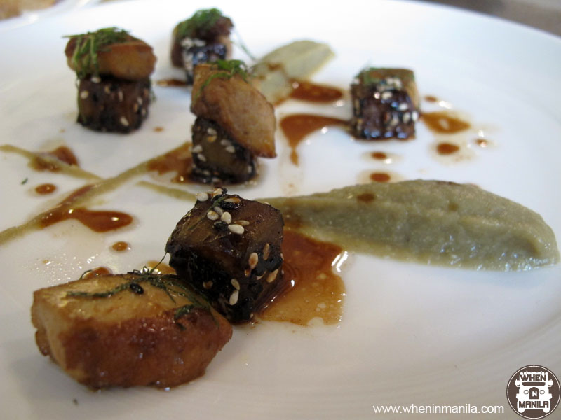 Foie Gras Cooking Demonstration by Rougie 5 Foie gras and miso:nasu