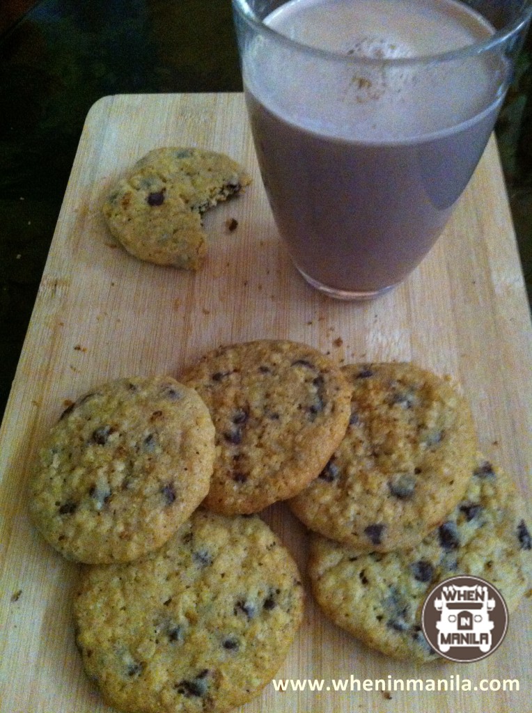 Grace cookies - cookies with a glass of warm chocolate