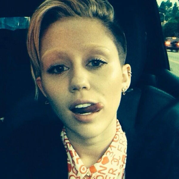 Miley Cyrus Bleached Eyebrows