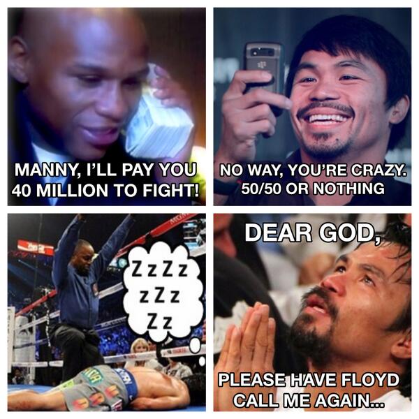 Floyd Mayweather Jr makes fun of Manny Pacquiao in his Christmas card to the world