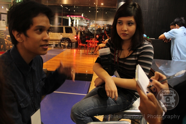 Vivid: A Modern Mash-up Art Exhibit 4 Michael Sanchez and Regina Echavez during the interview