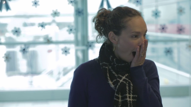 WestJet Christmas Miracle surprised guest feature