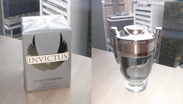 Invictus box and bottle