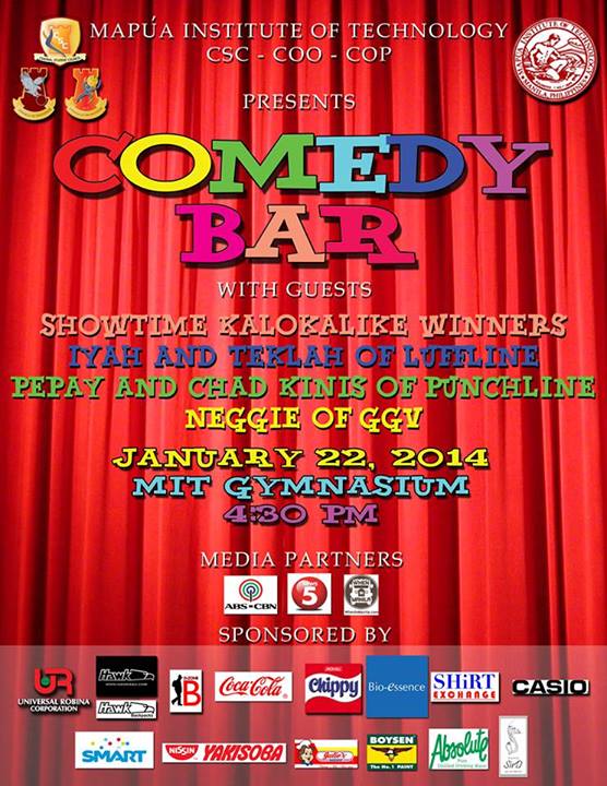 MAPUA 89th Foundation Week: Celebrating the Many Colors of Mapuan Excellence 2 Comedy Bar