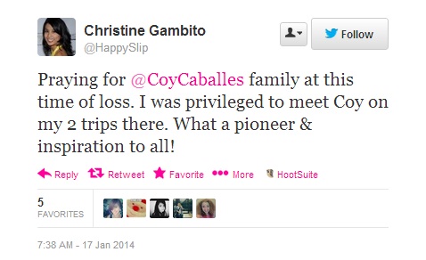 HappySlip Christine Gambito Coy Caballes RIP WhenInManila Vlogger