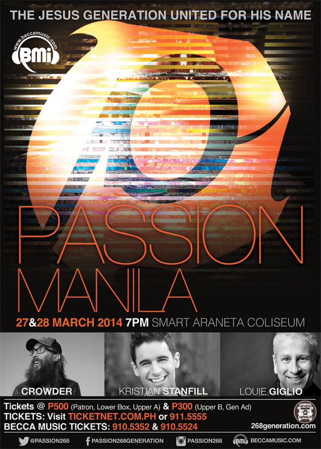 PASSION MANILA: The Jesus Generation United For His Name 1 Passion-poster(wheninmanila)
