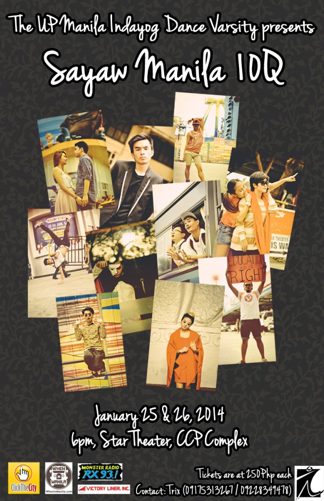 Sayaw Manila: TenQ - Celebrating Ten Years of Dance and Charity 1 SM10 Official Poster