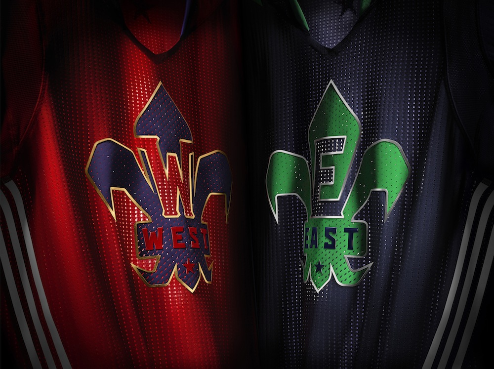 adidas NBA All-Star Jersey EAST WEST Detail