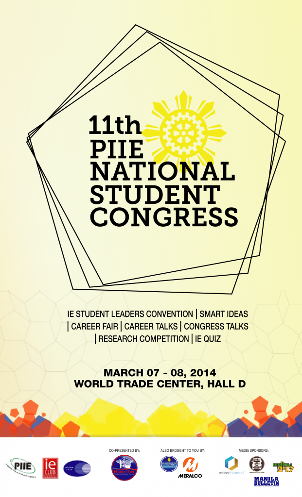 11th National Student Congress: IE Convention, Smart IEdeas, Research Fair, Org Showcase & Career Fair 1 PIIE MEDIA1-01
