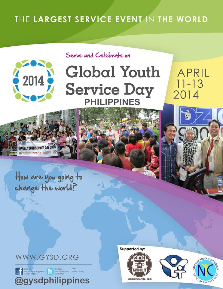 Global Youth Service Day Philippines 2014: Filipino Volunteers Go Global! 1 Promotional Image_GYSD
