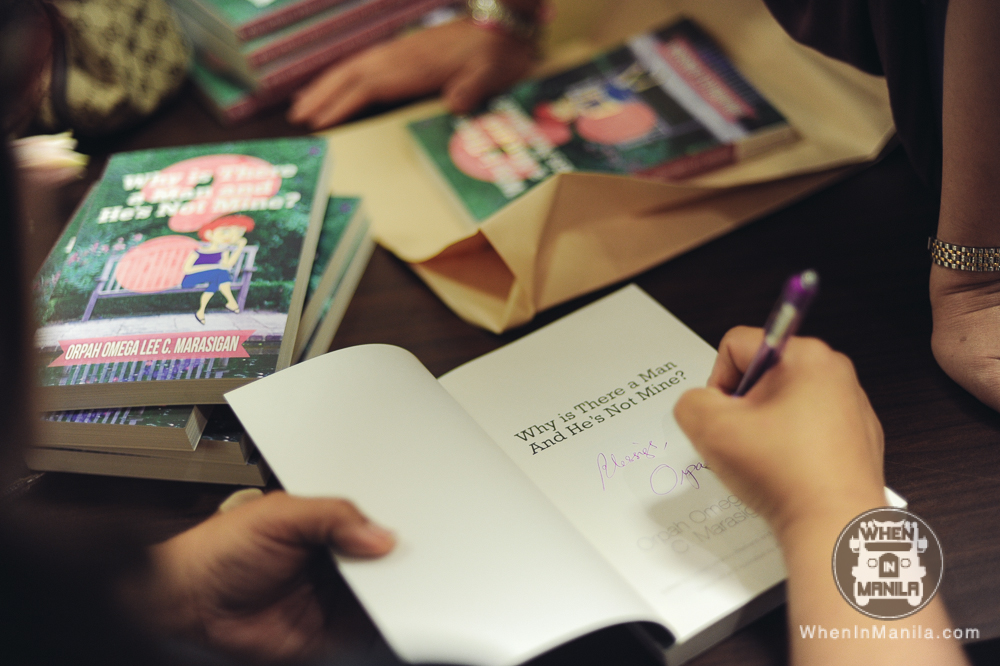 How to Treat Valentine's Day if You are a Single Woman 6 orpah-marasigan-why-is-there-a-man-and-hes-not-mine-book-launch-single-women-valentines-day-when-in-manila-powerbooks-6013