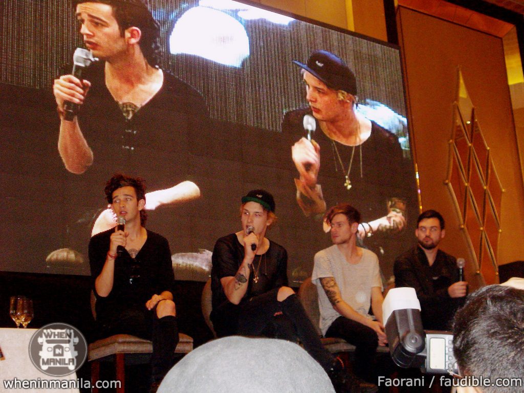 The 1975 Press Con: "Don't Take Advice From Bands" 3 1975 Presscon