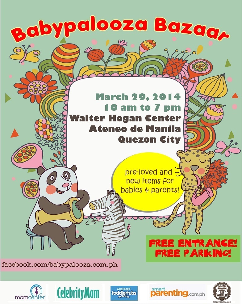 Babypalooza March 2014 flyer.